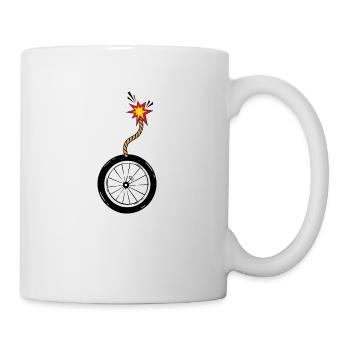 Bicycle Road Bike "bike-explosion" mountain bike - Mug - white - Right
