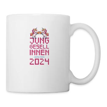 Fête de l’enterrement de vie de jeune fille licorne 2024 - Mug blanc - blanc - Droite