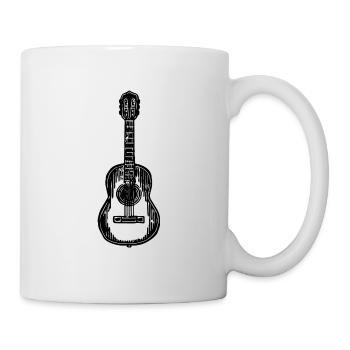Gitarre Gitarrist - Tasse - Weiß - Rechts