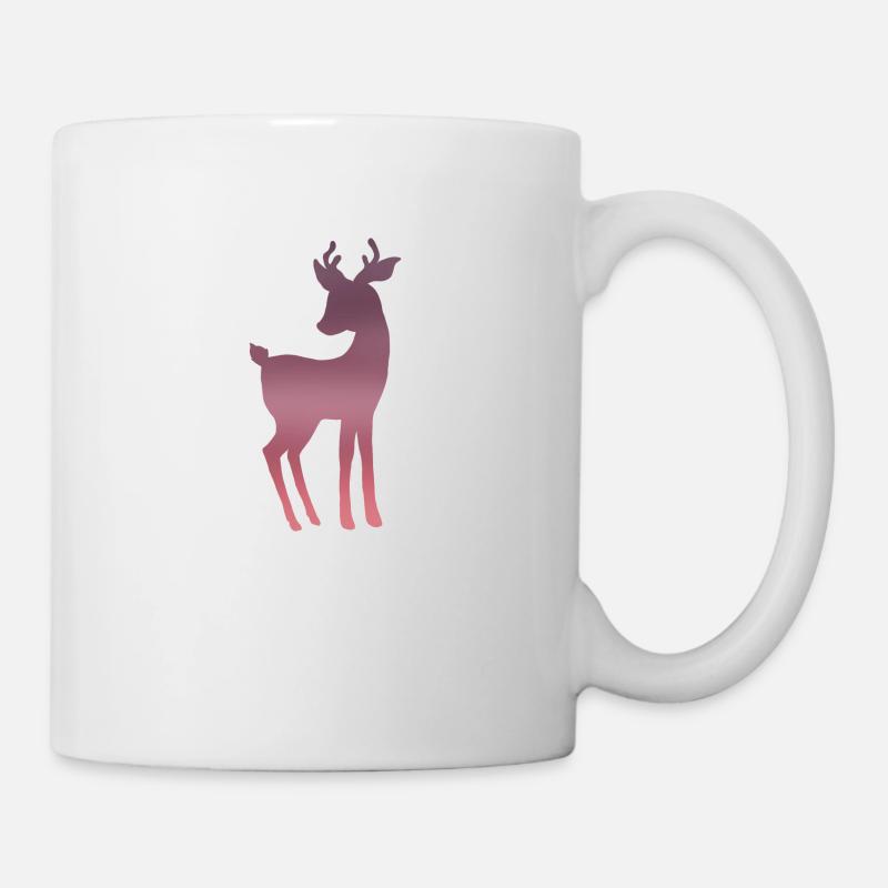 Pink Deer - Mug - white