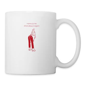 Citations non motivantes - mémo pour moi - Mug blanc - blanc - Droite