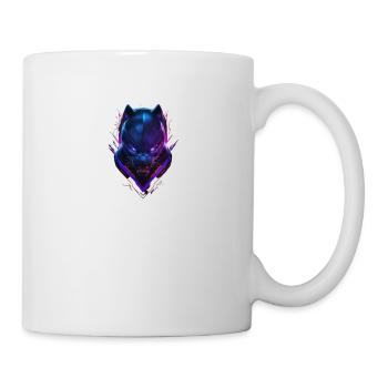 Schwarzer Panter - Tasse - Weiß - Rechts