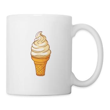 Soft ice cream - Mug - white - Right