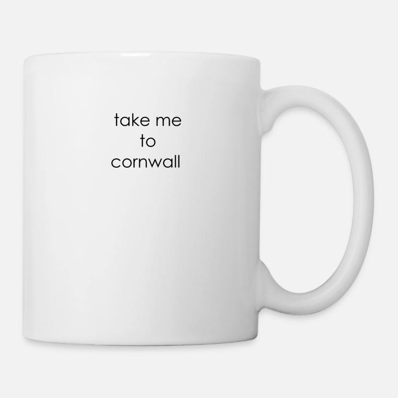 take me to cornwall - Mug - white