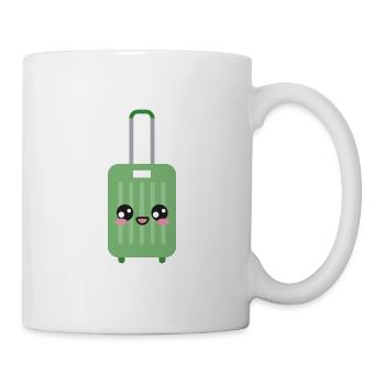 Gepäck Koffer Kawaii - Tasse - Weiß - Rechts