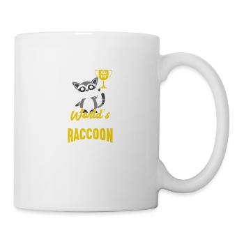 Okayest Raccoon Hunter - Tasse - Weiß - Rechts