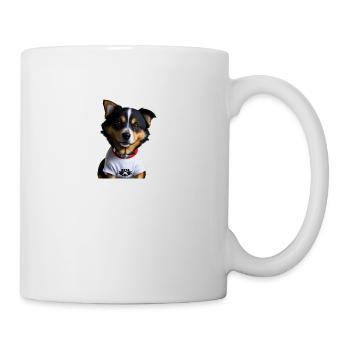 Chien mignon - Mug blanc - blanc - Droite