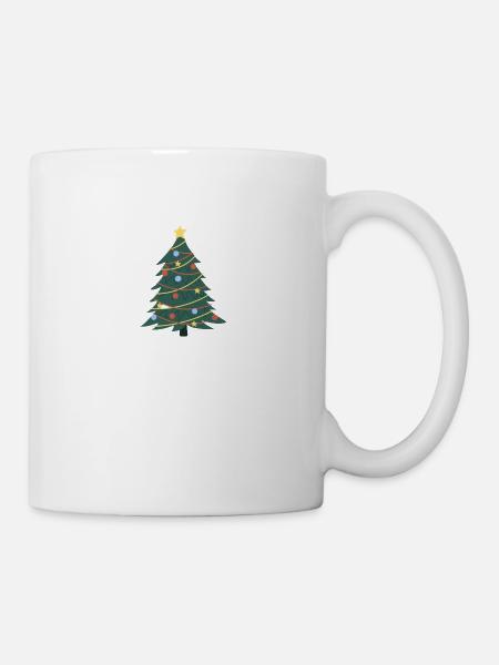 Weihnachtsbaum Weihnachten Christmas - Tasse - Weiß