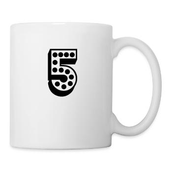 5. 5 YEARS. 5th ANNIVERSARY. 5 YEAR ANNIVERSARY - Mug - white - Right