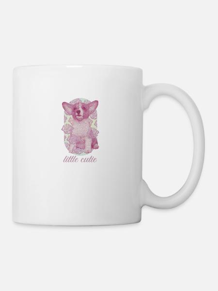 Little Cutie Corgi - Tasse - Weiß