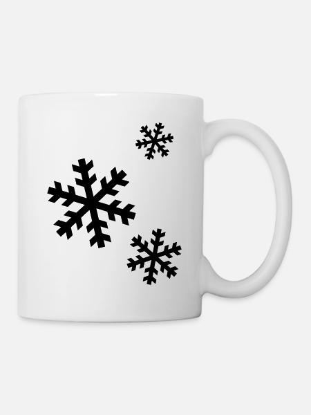 neige / neige - Mug blanc - blanc