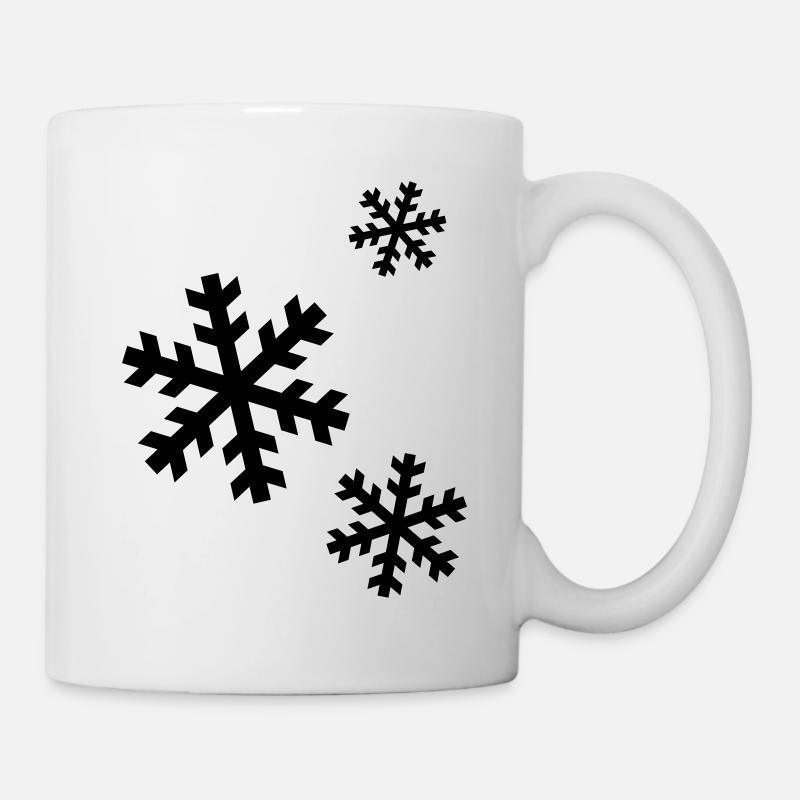 schnee / snow - Tasse - Weiß