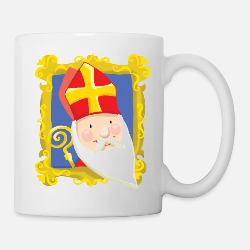 Sinterklaas in Lijst - Mug - white
