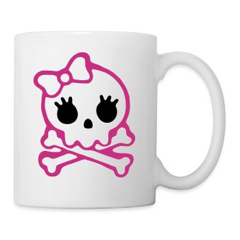 skull - Tasse - Weiß - Rechts