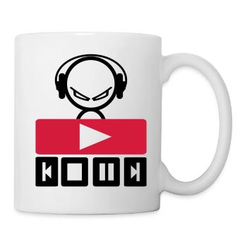 musik - Tasse - Weiß - Rechts