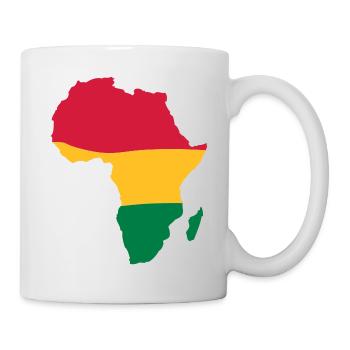 afrika - Tasse - Weiß - Rechts