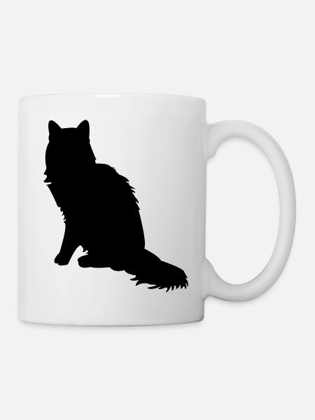 Maine Coon - Tasse - Weiß