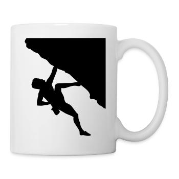 Kletterer, Klettern - Tasse - Weiß - Rechts