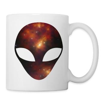 Alien - Tasse - Weiß - Rechts