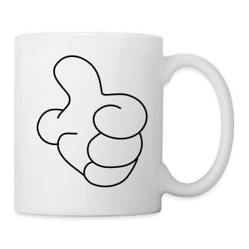 ok - Tasse - Weiß - Rechts