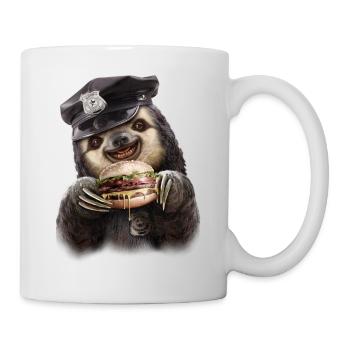 Burger Cop - Mug blanc - blanc - Droite