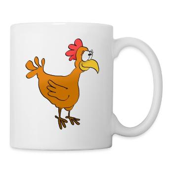 poulette - Mug blanc - blanc - Droite
