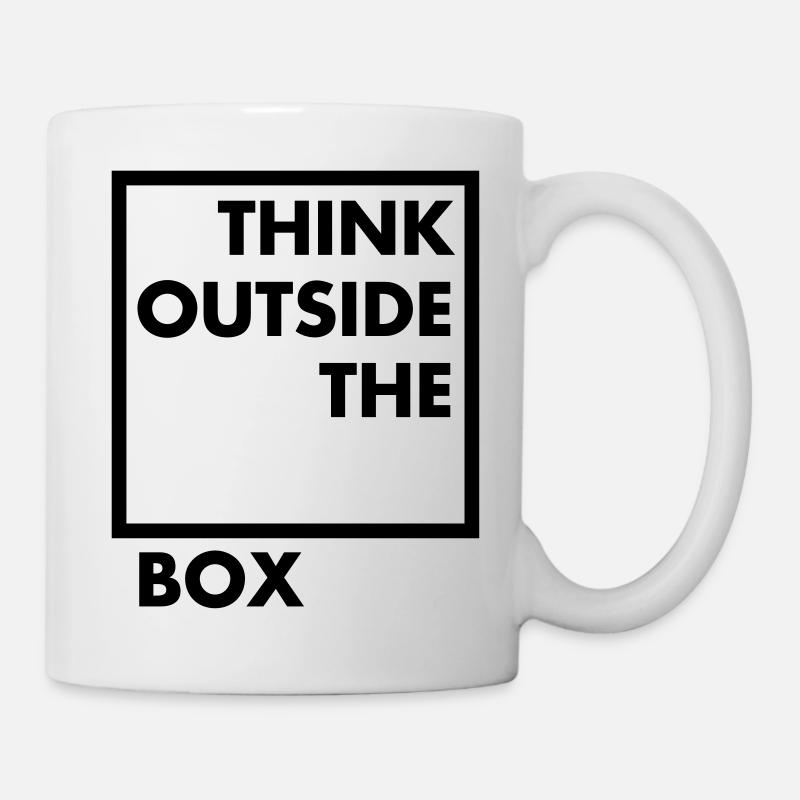 Think outside the box - Tasse - Weiß