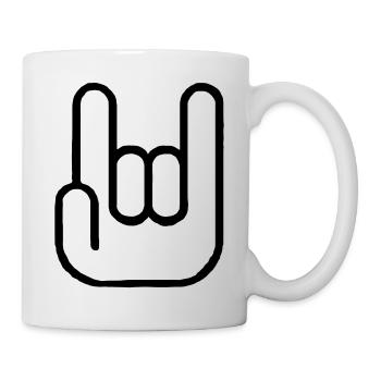 It rocks - Tasse - Weiß - Rechts
