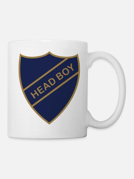 HEAD BOY BADGE - Mug - white