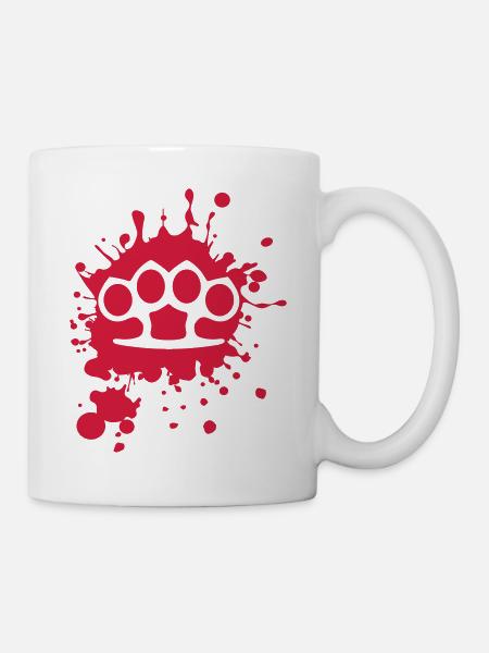 Faust - Schlagring - Tasse - Weiß