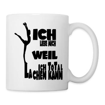 ICH KANN LACHE - Tasse - Weiß - Rechts
