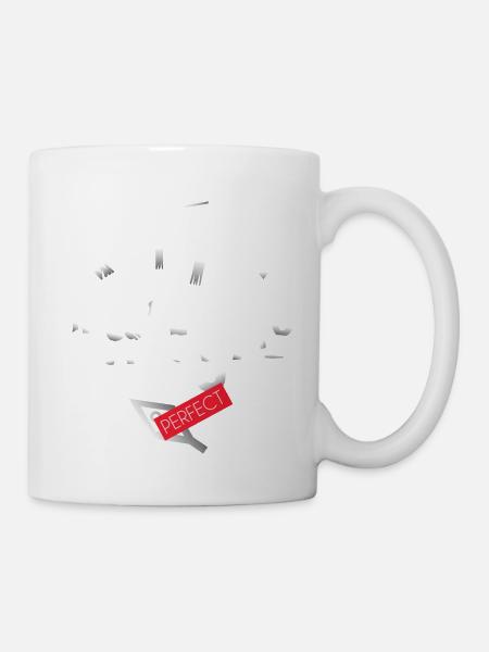 MUSCLEMAGGLE png - Mug blanc - blanc
