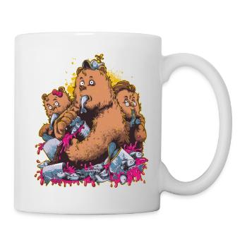 BEAR FAMILIY - Mug - white - Right