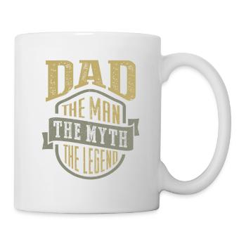 Dad. The Myth. Gift for Him! - Mug - white - Right