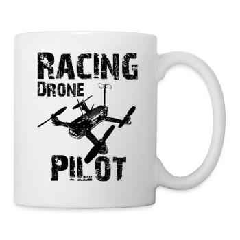 Racing Drone Pilot - Tasse - Weiß - Rechts