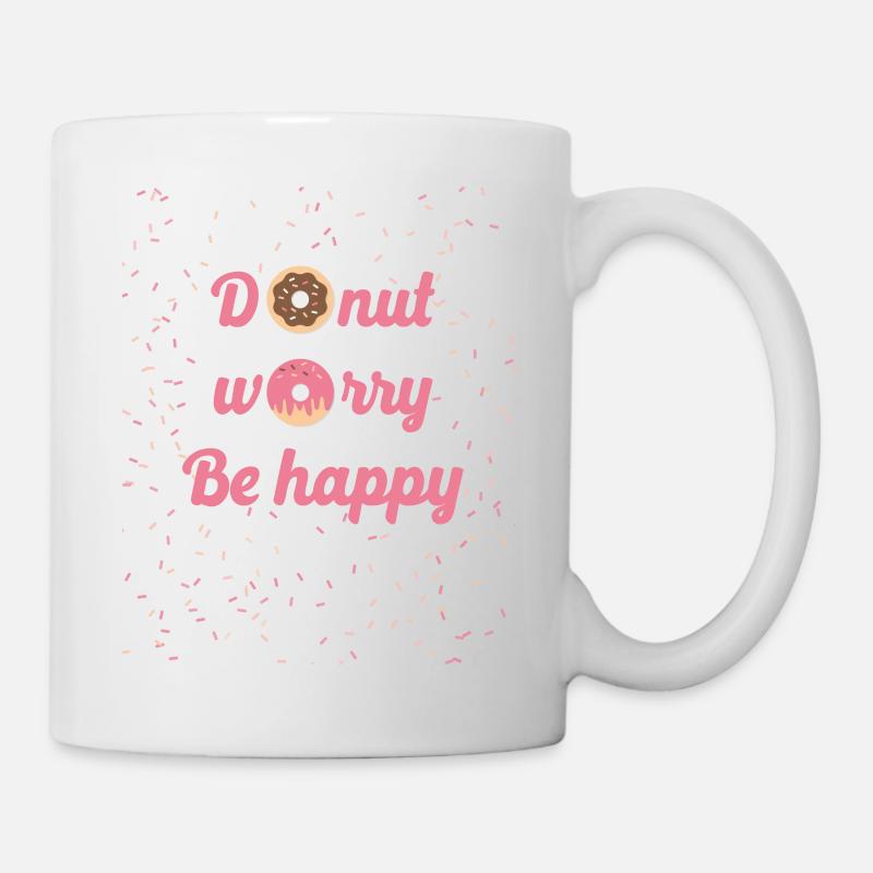 Donut worry - Mug - white