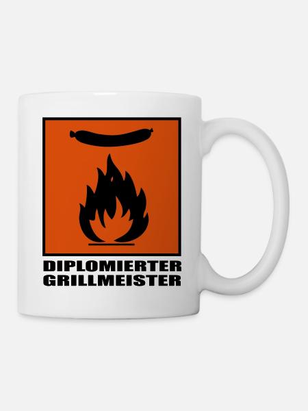 GRILLMEISTER - Tasse - Weiß