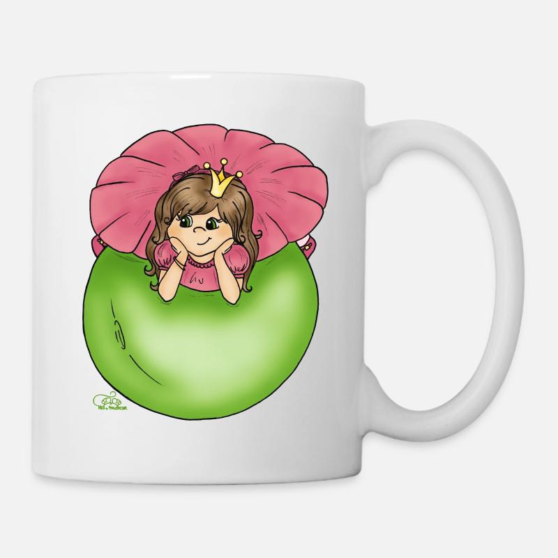 Prinzessin auf der Erbse - Tasse - Weiß