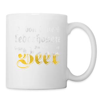 I do not need lederhosen - Mug - white - Right