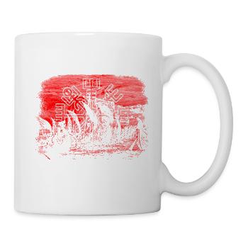 Kämpfe für Allvater Odin - Tasse - Weiß - Rechts