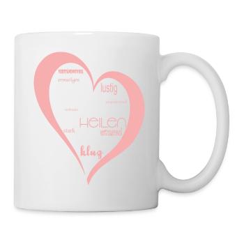 Krankenschwester Herz - Tasse - Weiß - Rechts
