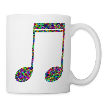 Musiknote - Tasse - Weiß - Rechts