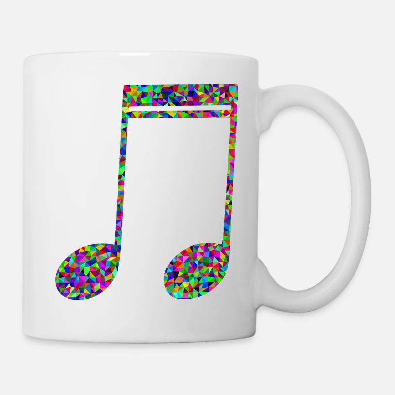 Musiknote - Tasse - Weiß