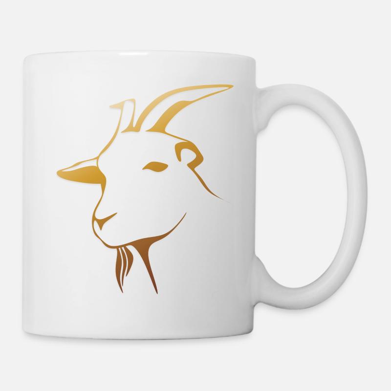 goat-1484988 - Tasse - Weiß
