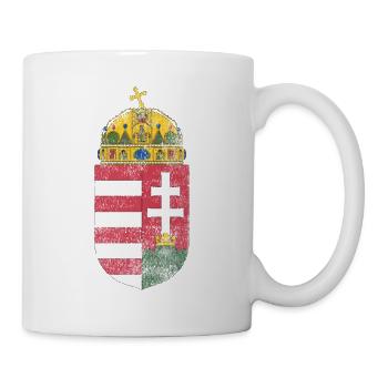 Hungarian Coat of Arms Hungary Symbol - Mug - white - Right