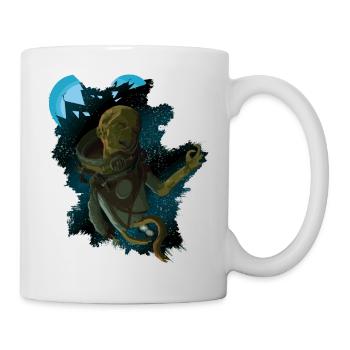 Alien Tote in Space - Tasse - Weiß - Rechts