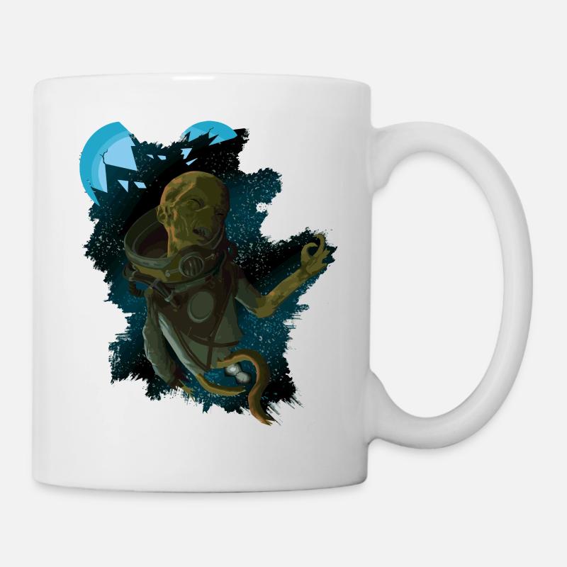 Alien Tote in Space - Tasse - Weiß