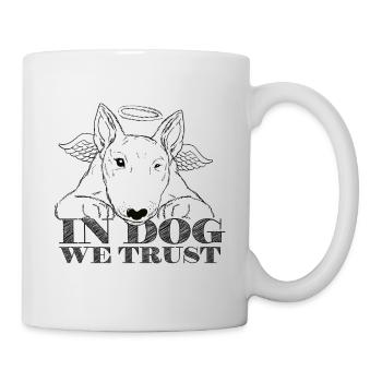 In Dog We Trust Black - Mug - white - Right
