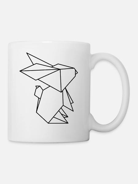 Hoppelhase - Tasse - Weiß