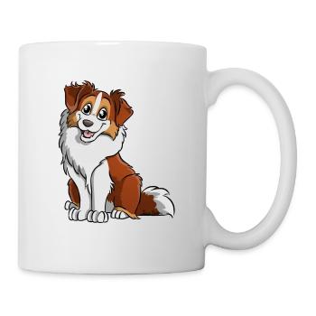Australian Shepherd Red Habs - Tasse - Weiß - Rechts